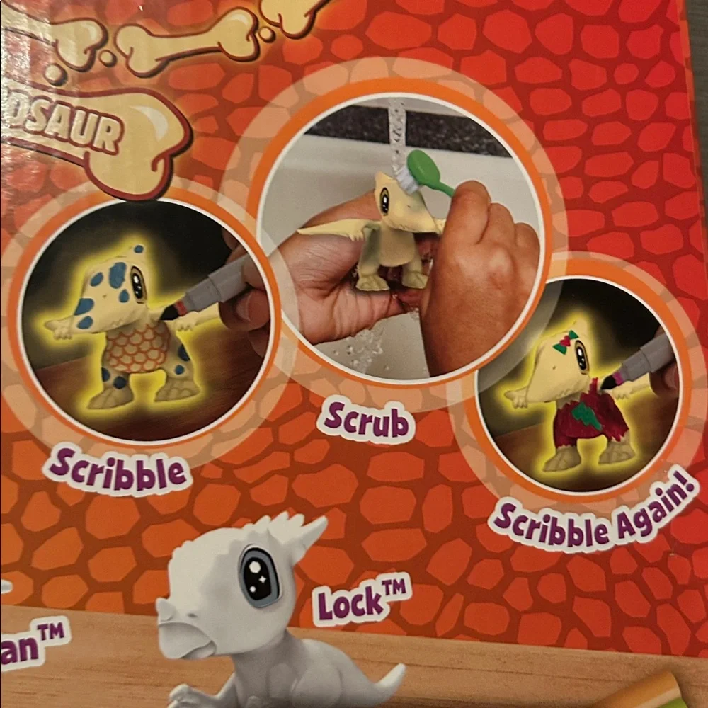CRAYOLA Scribble Scrubbie Dinosaur Combo Pack (7 Dinosaurs) NEW